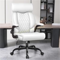 Office Chair  High Back Executive  White