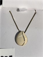 Trifari necklace with gold chain