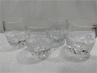 Set of 4 crown Royal drinking glasses