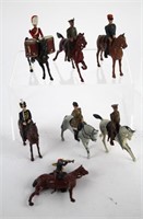 LOT OF BRITAIN LEAD SOLDIERS ON HORSES