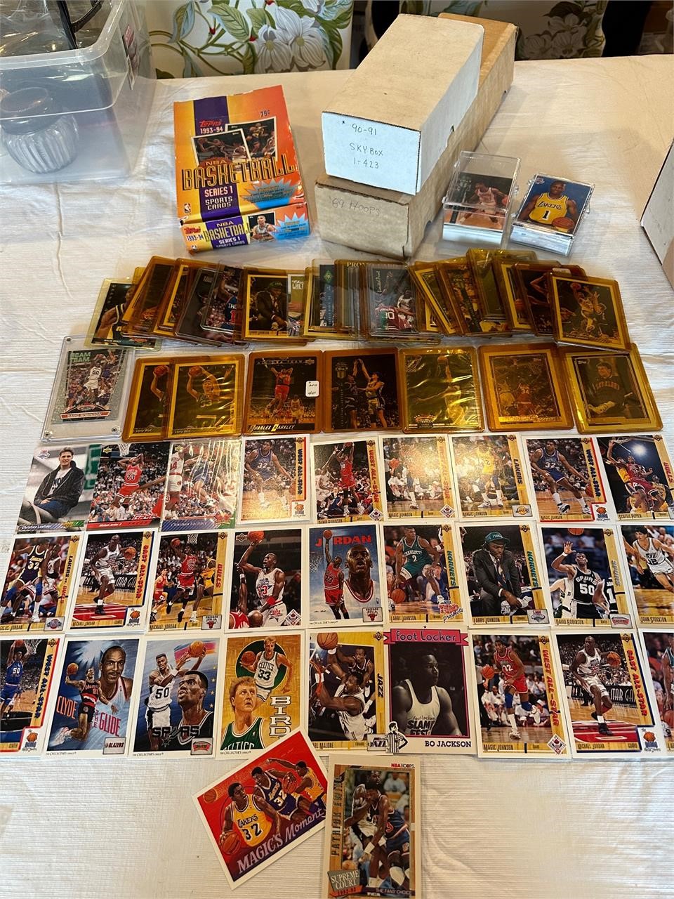 NBA Basketball Trading Card Lot
