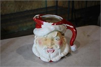 Vintage santa pitcher