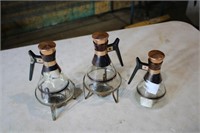 Carafe pot with candle warmers