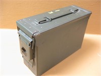 Green Metal Ammo Can Marked 09 M19A1 SCF