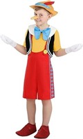 lingQishizu Pinocchio Costume Jumpsuit Halloween