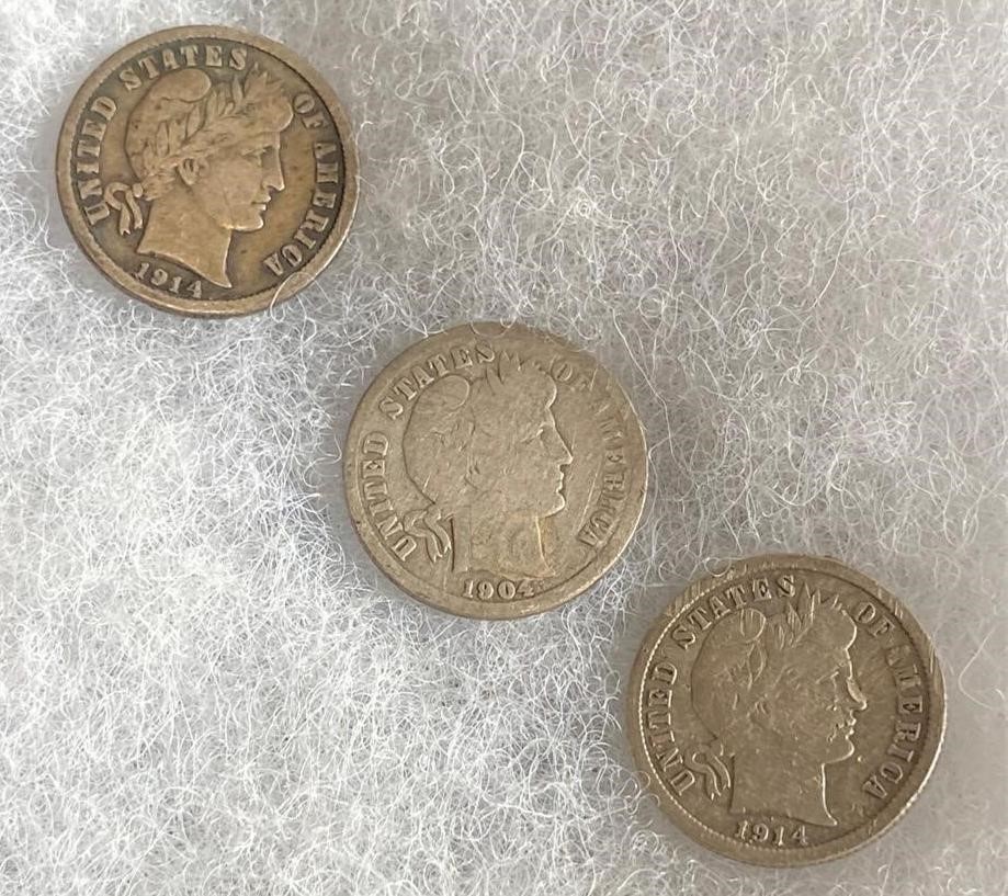 3 Barber Dimes