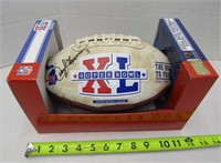 Autographed Super Bowl XL Football