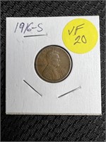 1916-S Wheat Penny