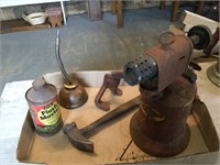 Antique Blow Torch "Unique", Eagle Copper Oiler