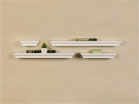 Floating Wall Shelves for Bedroom 4 Count