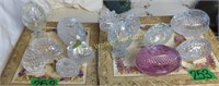 Glass Egg Covered Dishes. Indiana Tiara Etc. Gift