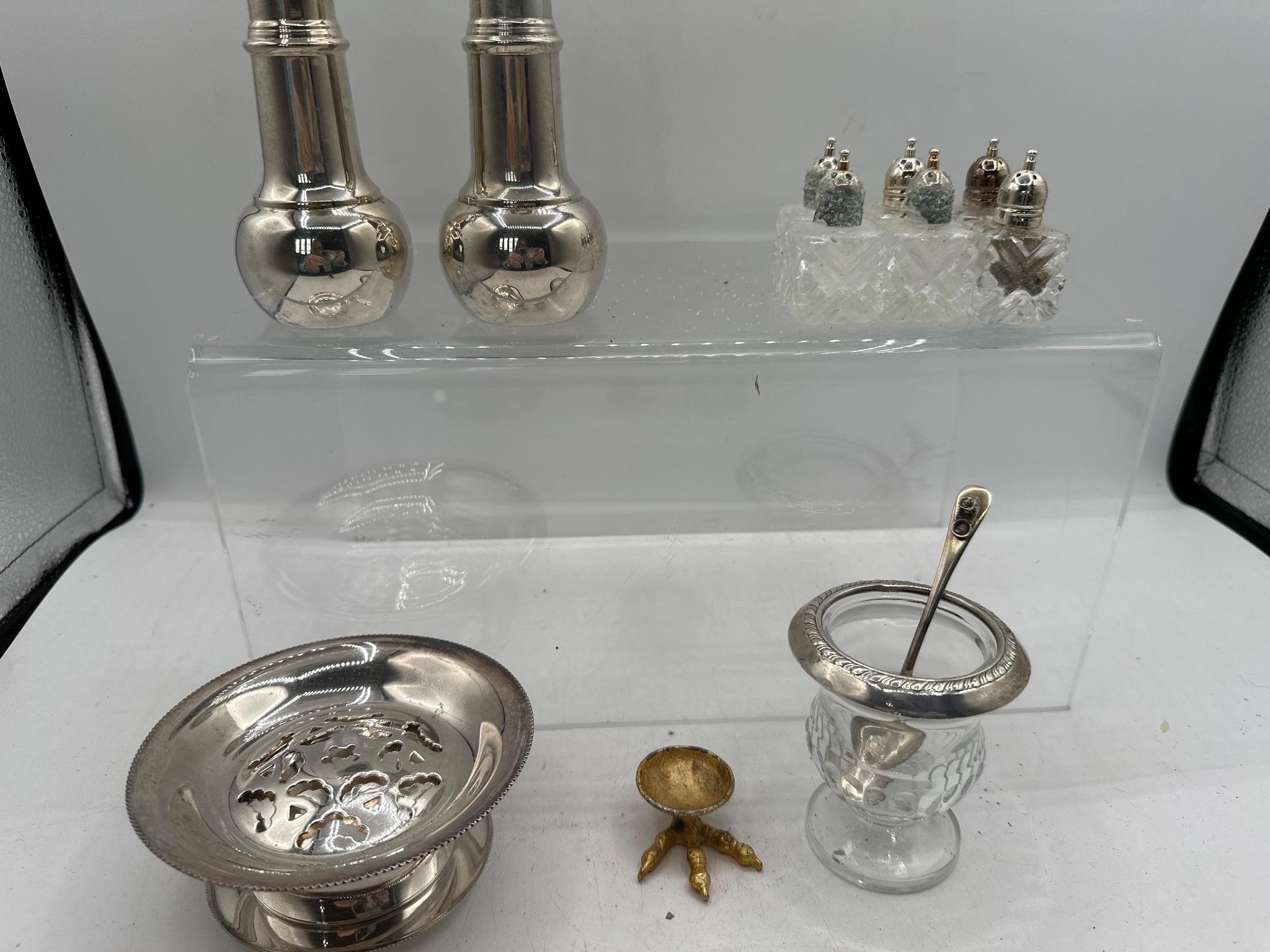 Silverplate s&p shakers & more