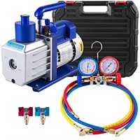 VEVOR Vacuum Pump Kit HVAC Single Stage AC Vacuum