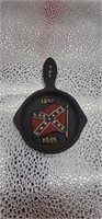 mini cast iron pan with confederate flag