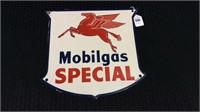 Sm. Porcelain Mobil Gas Sign