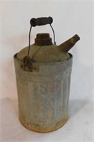 Galvanized 1 gal. kerosene can - 3 nail aprons: