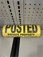 ROLL OF POSTED SIGNS