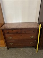 Antique Dresser w. Marble Top