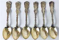 Sterling Silver Dematasse Spoon (6), 48.4g