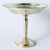 Sterling Silver Compote, Weighted, 190.4g