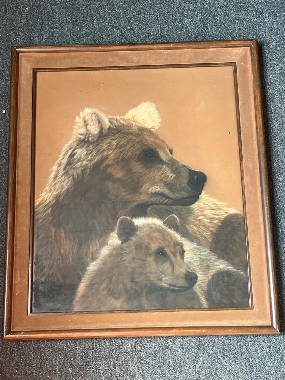 Victoria Spivey Bear painting