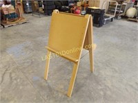2 SIDED WOODEN EASEL