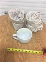 5 LG White Cappuccino Cups