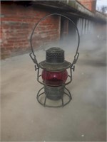 Vintage Adlake Kero Railroad Kerosene Lamp