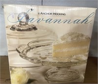 Anchor Hocking Savannah Cake Stand