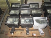 (Qty - 9) Outdoor Flood Lights-