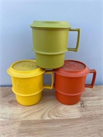 Vintage Tupperware cups