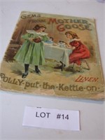 1899 Gems from Mother Goose Linen Book