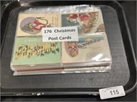 176 Christmas Post Cards.