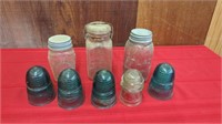 QUART JARS AND INSULATORS