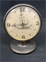Vintage Artco Nautical Theme Alarm Clock-Untested