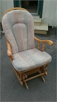 Wooden Glider  Rocking Chair