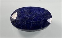 Certified 326 Cts Natural Blue Sapphire