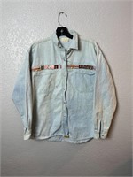Vintage Jordache denim button up shirt