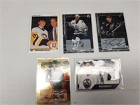 LOT (5) ASSORTED HOCKEY CARDS