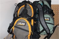 Three Camelbak backpacks