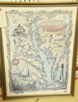 Framed print of Chesapeake Bay Tidewater