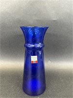 Vintage Rands Fjord Cobalt Glass Blue Vase