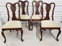 4 - GIBBARD CHERRY DINING CHAIRS