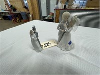 2 pcs-Bride/Groom Musical Statue & Figurine