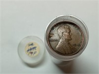 OF)  Roll of 1919 wheat pennies