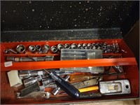 16" Metal Tool Box w/Tools
