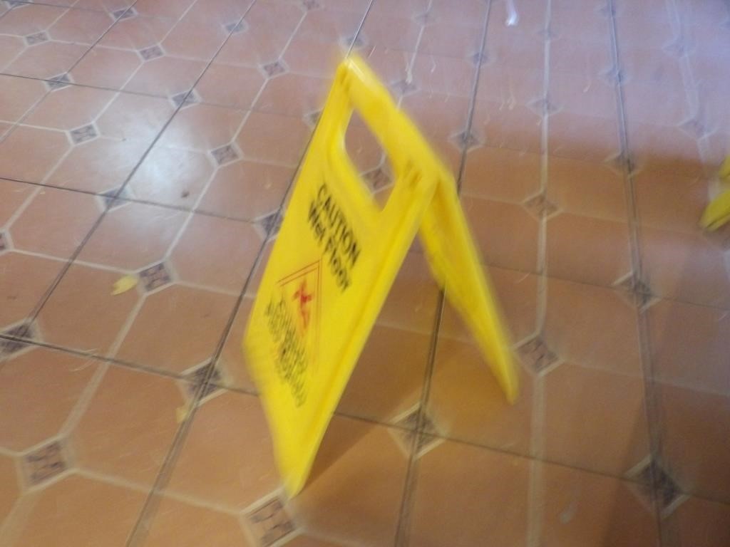 Bid X 1 : Wet Floor Sign