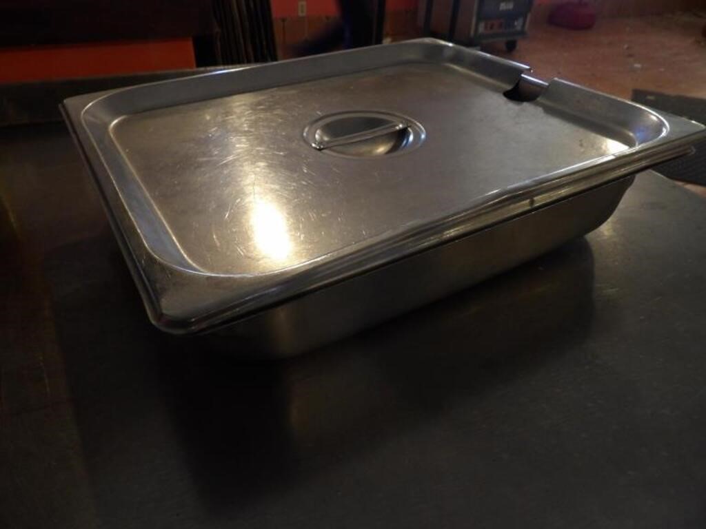 Bid X 10 : Full Stainless Food Containers W/lids