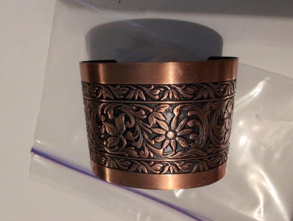 Coppercraft Guild solid Copper wrist cuff
