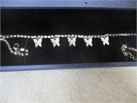 Butterfly Rhinestone Necklace